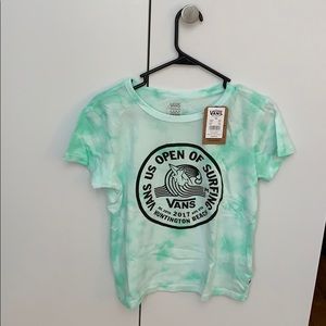 Vans US Surfing Open 2017 tie dye green shirt
